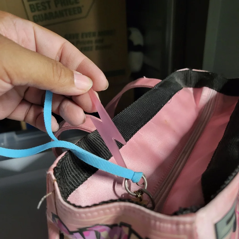 Pink Boom Box Parcel purse - Picture 10 of 15
